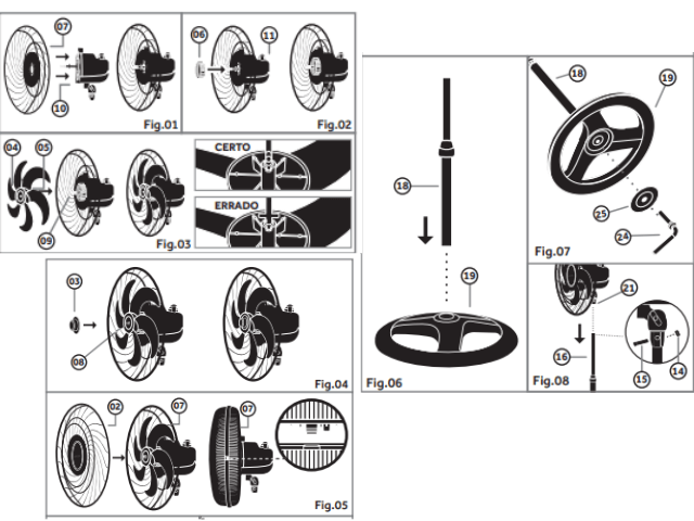 Montagem ventilador coluna Ventisol
